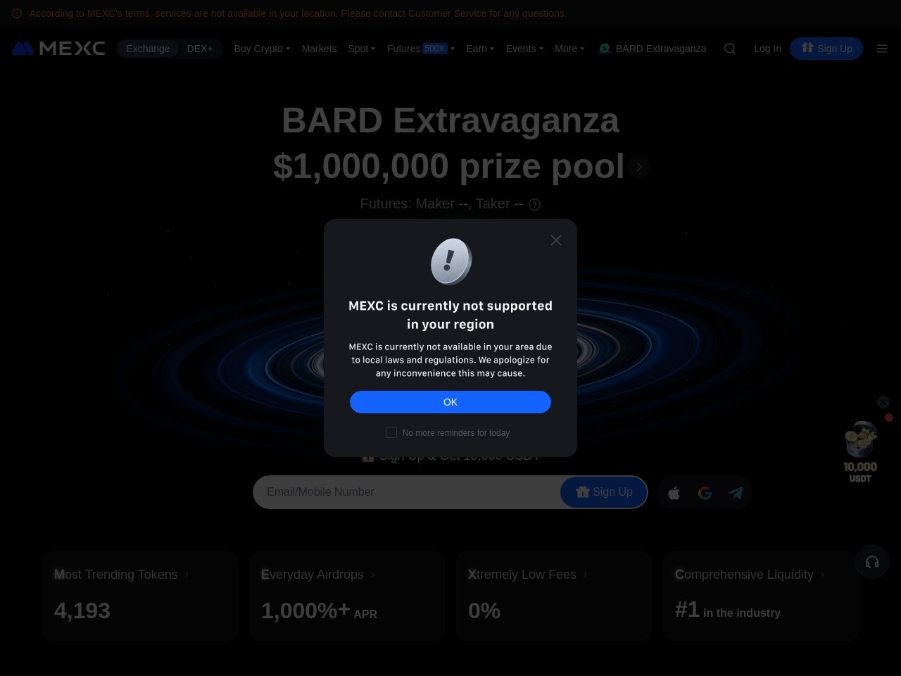 点击放大图片 MEXC 抹茶交易所官网 - 全球数字资产交易平台 | 抹茶 APP 官方下载
